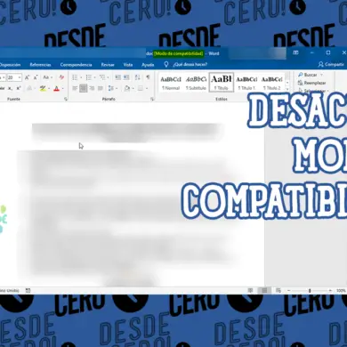 Desactivar el Modo de Compatibilidad en Microsoft Word
