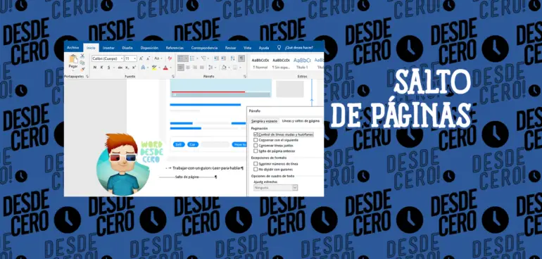 Diferentes Maneras de hacer Salto de Página en Word