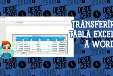 Cómo Transferir una tabla de Microsoft Excel a Word
