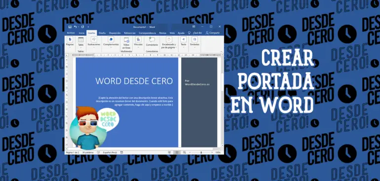Crear Carátula o Portada en documento Word