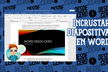 Insertar Diapositiva de PowerPoint en Documento de Word
