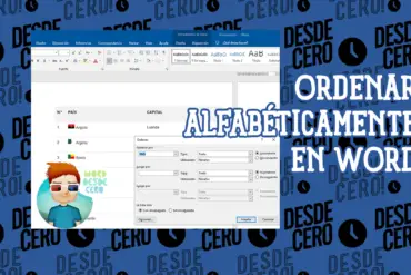 Ordenar Lista Alfabéticamente en Word