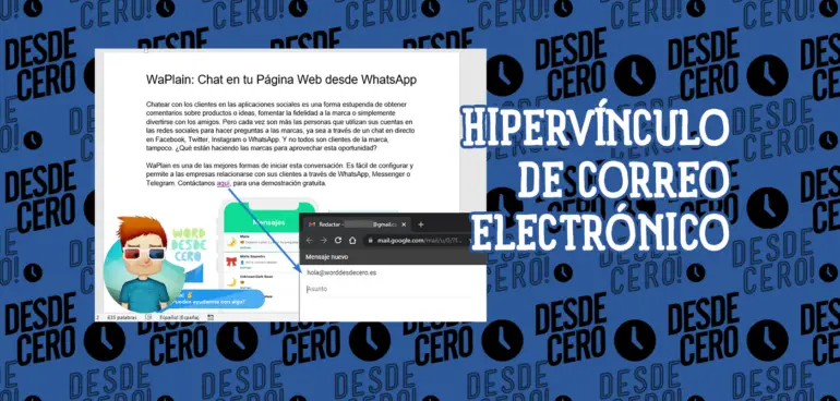 Crear un Hipervínculo a un Correo Electrónico en Word