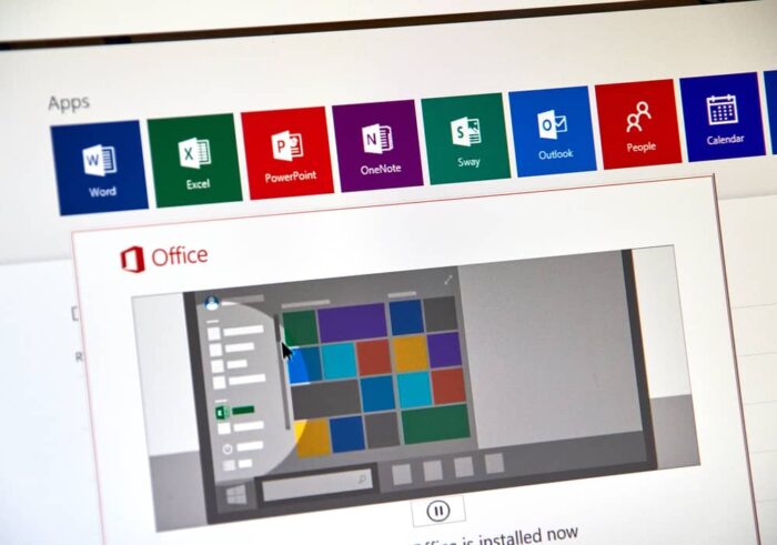 Apps de Microsoft Office 365