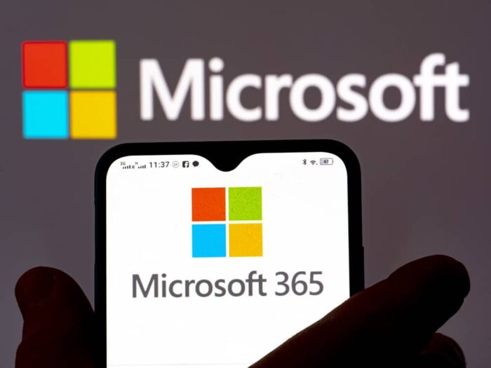 Concepto logotipo de Microsoft 365