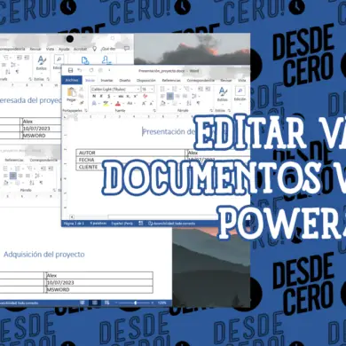Editar Varios Documentos Word con PowerShell