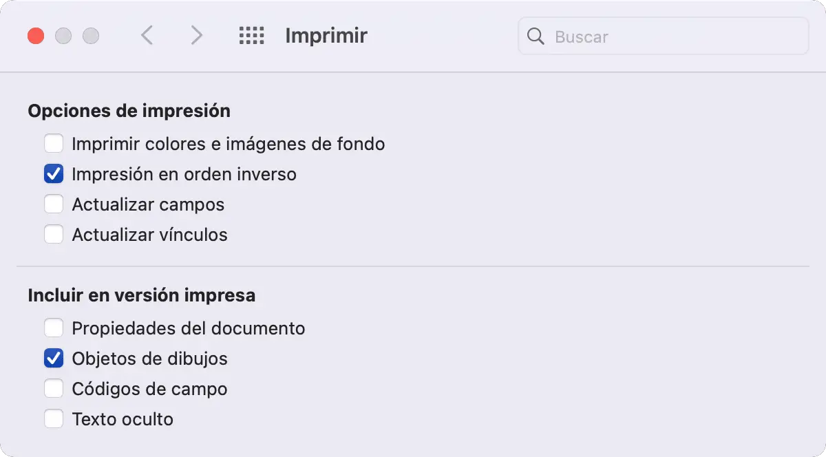 Imprimir Word sin Cambios de Seguimiento