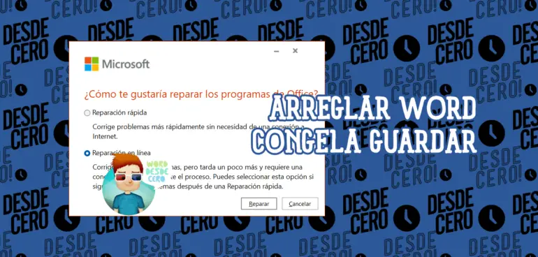 Arreglar Microsoft Word si se sigue Congelando al Guardar