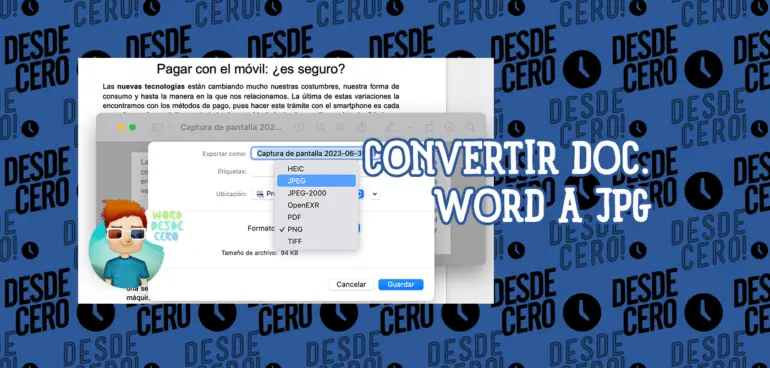 Cómo Convertir un Documento Word en un Archivo JPG