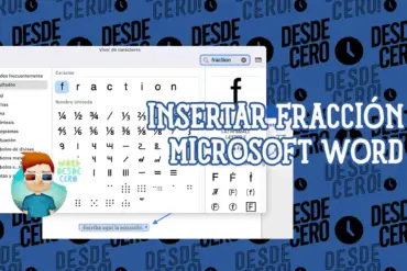 Cómo insertar una Fracción en Microsoft Word