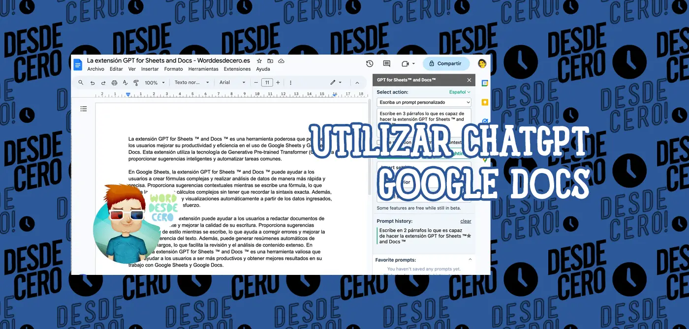 Cómo Utilizar ChatGPT en Google Docs