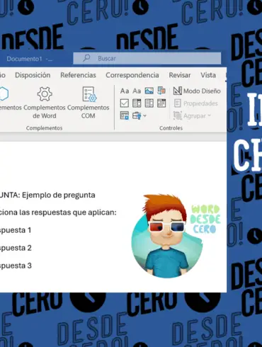 Cómo Insertar Casilla de Verificación o Checkbox en Word