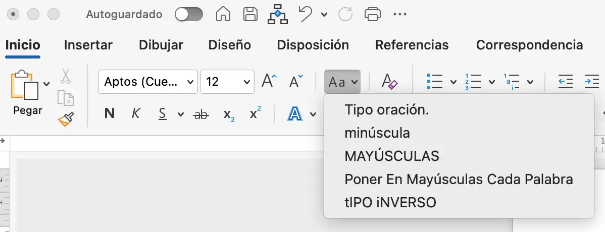 Cómo reemplazar mayúsculas y minúsculas en Microsoft Word