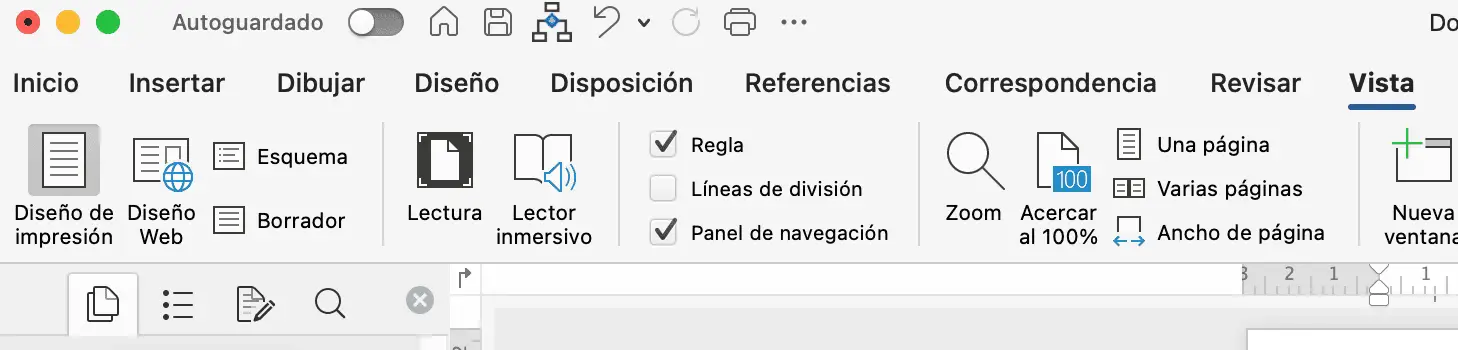 Vista y Panel de navegación