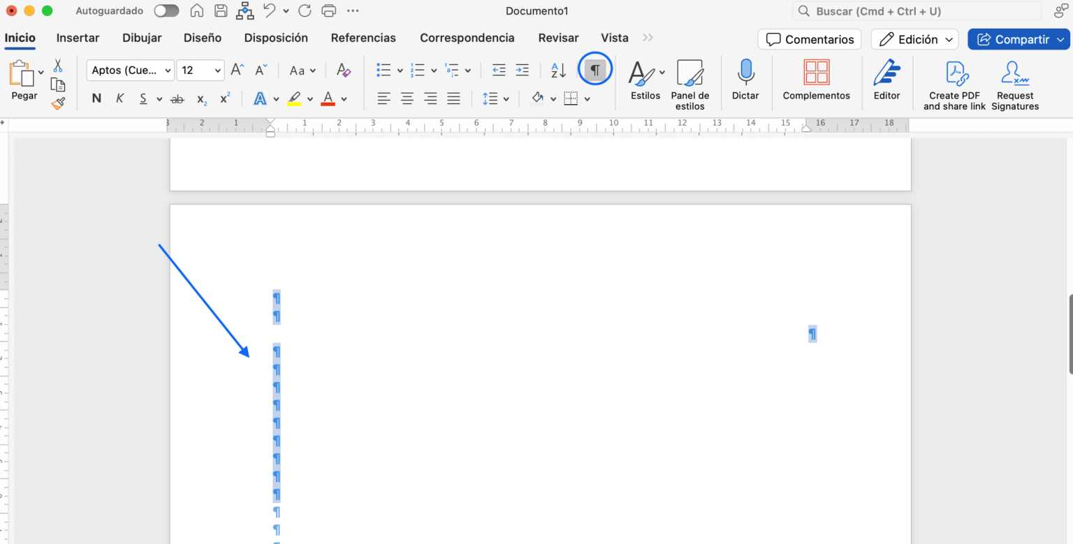 Eliminar Pagina En Blanco Word Mac worddesdecero.es