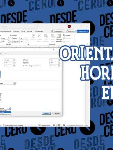 Guía para poner una página en horizontal en Word. Aprende a cambiar la orientación de página a horizontal paso a paso.