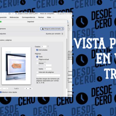 Guía visual sobre cómo acceder a la vista previa en Word, con trucos y consejos para optimizar la impresión.
